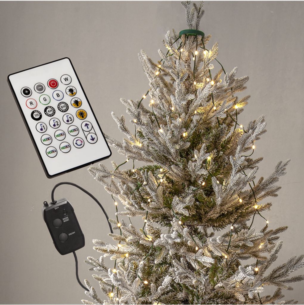 Star Trading Smart juletrebelysningslenke, 2m – Flerfarget