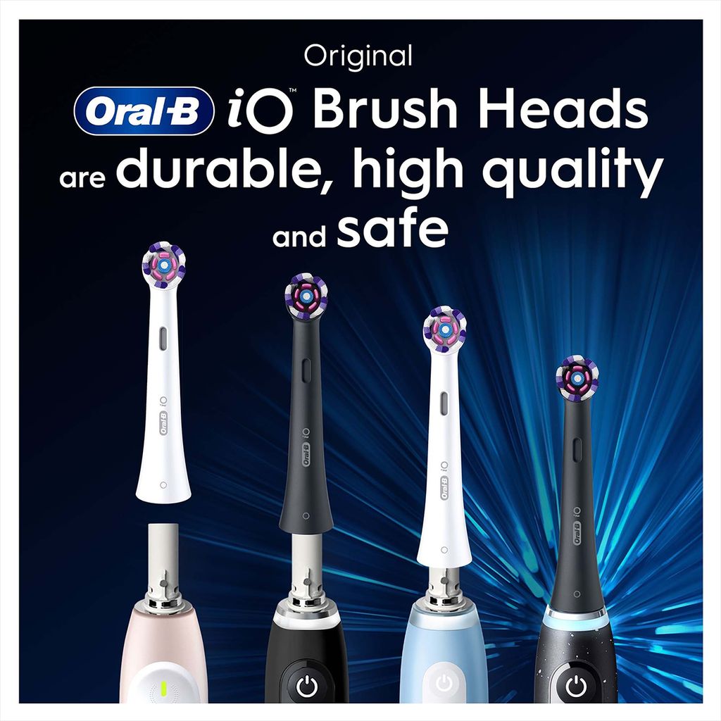 Oral-B Sonic iO Radiant White -harjaspää, 2 kpl - Valkoinen