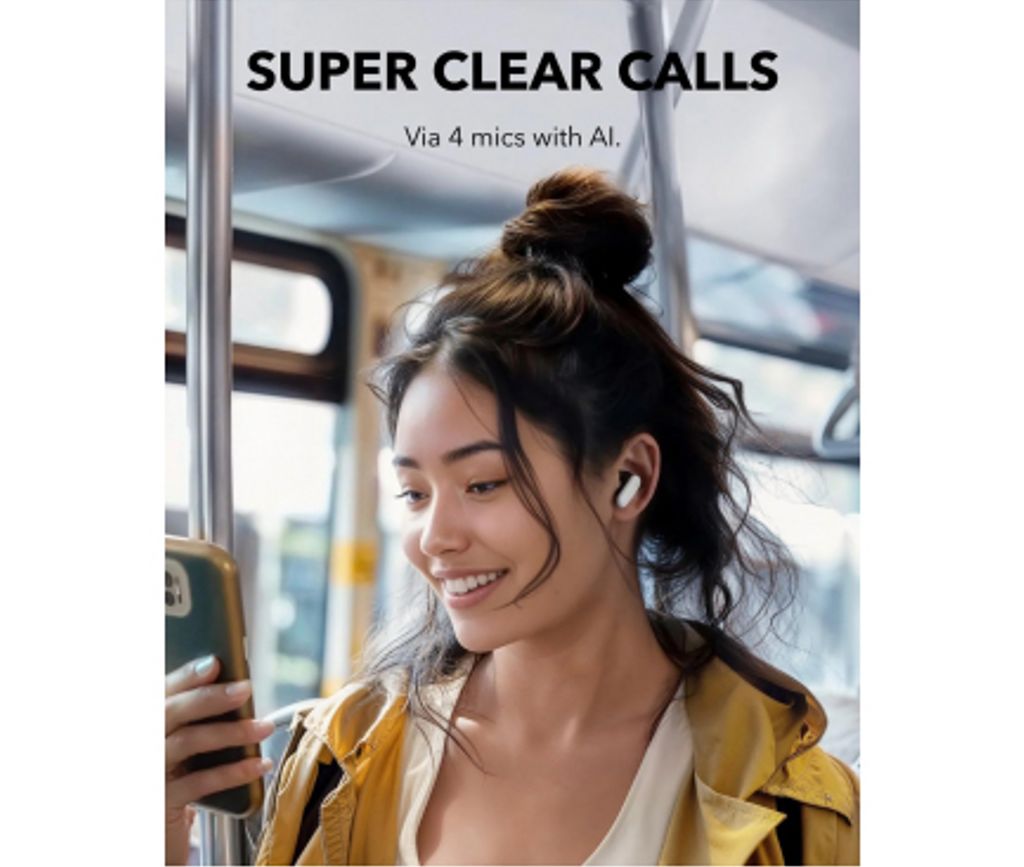 Anker SoundCore P30i langattomat nappikuulokkeet ANC – valkoinen