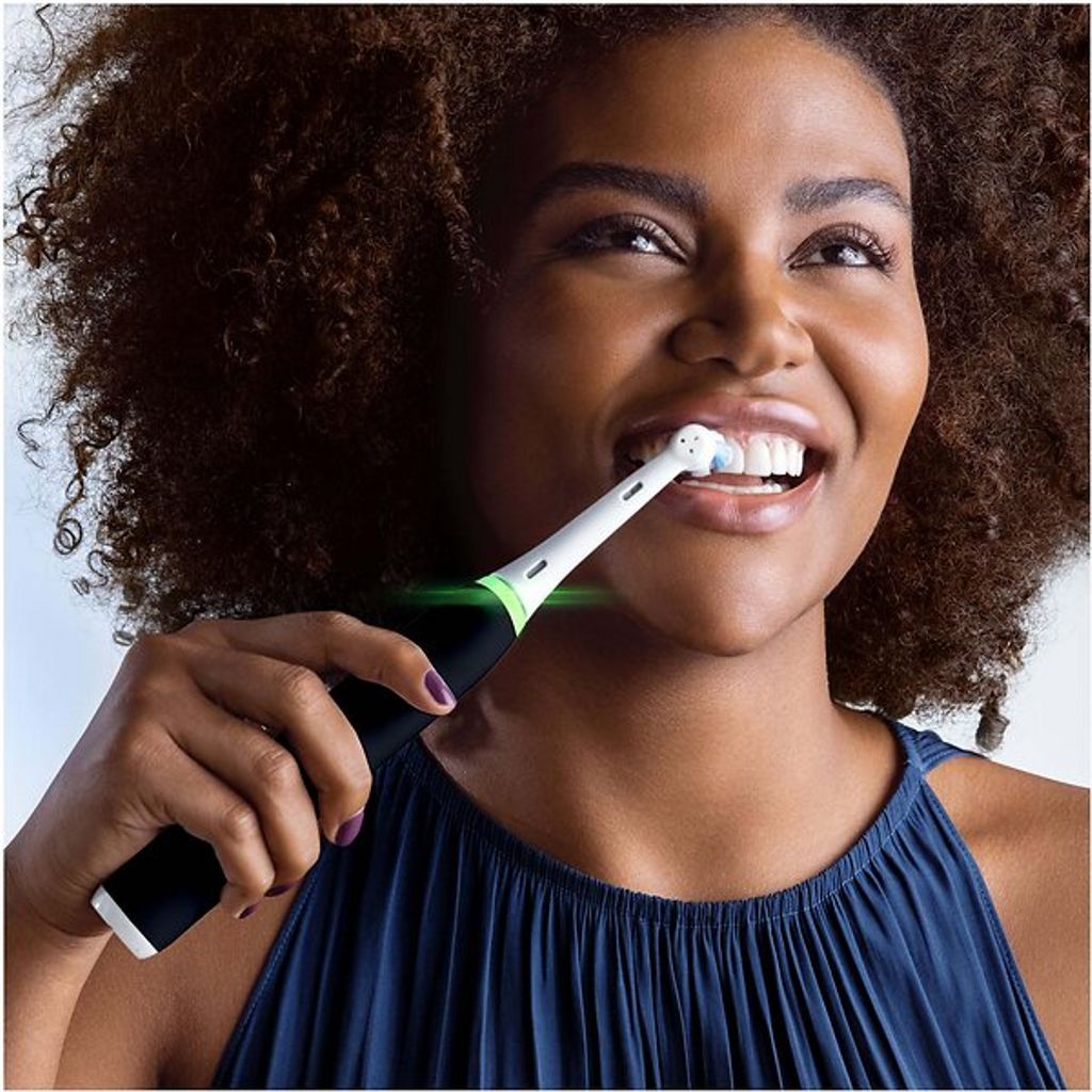 Oral-B iO Series 3 Duo elektrisk tandbørste, 2-pak - Sort/Blå