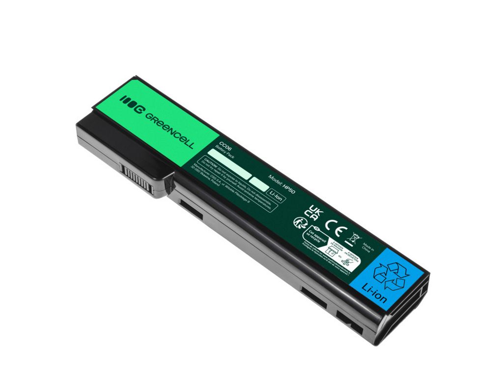Green Cell -akku HP EliteBook 8460p ProBook 6360b 6460b -kannettavalle, 4400mAh, 11.1V