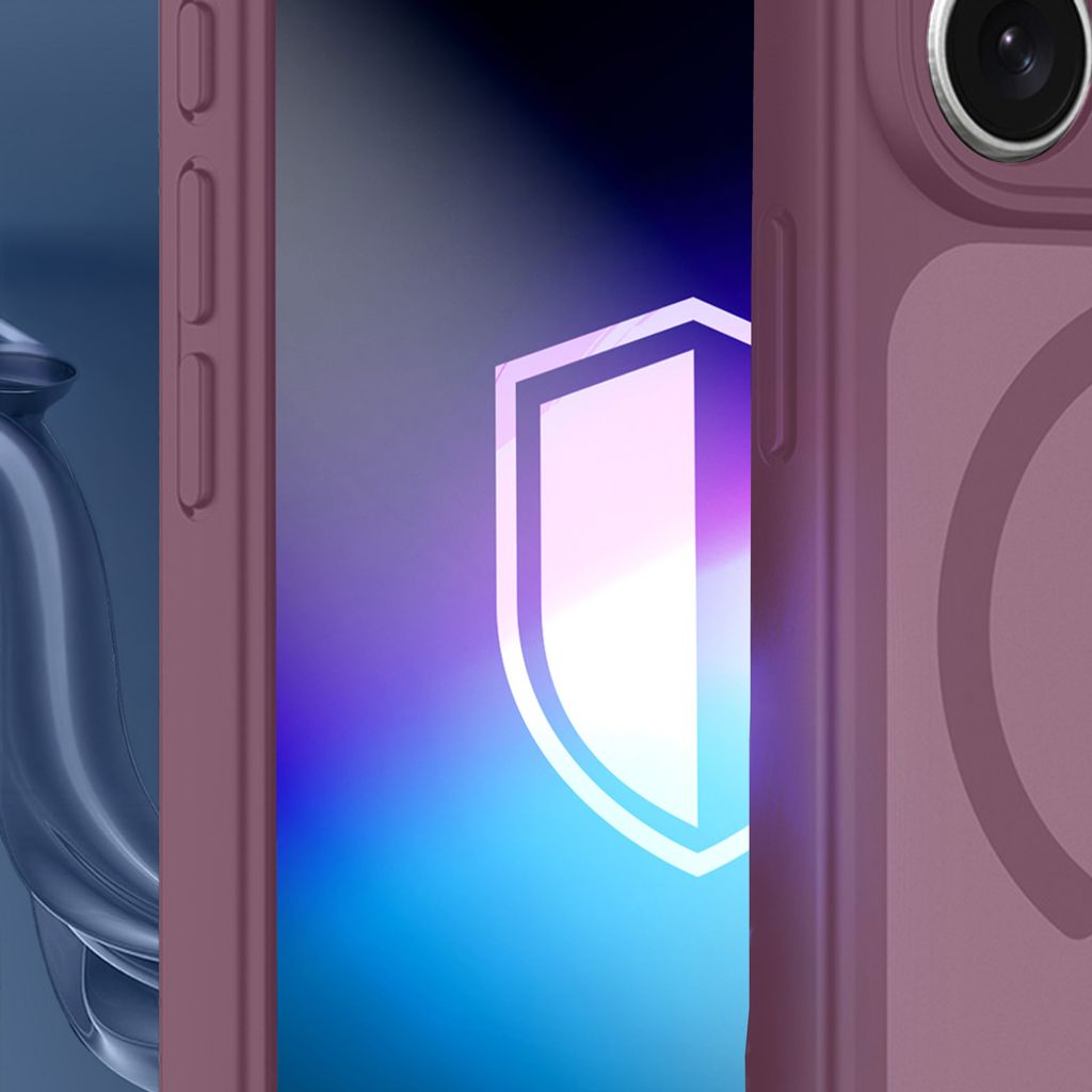 3mk Misty MagSafe Cover till iPhone 17 Pro/ 18 Pro - Bourgogne
