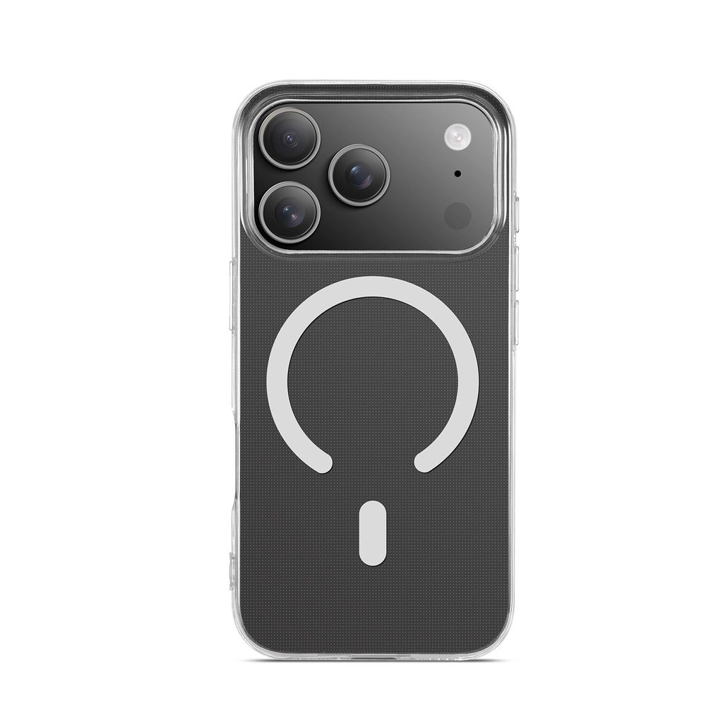 Mobique iPhone 17 Pro Max TPU-cover MagSafe - Gennemsigtig