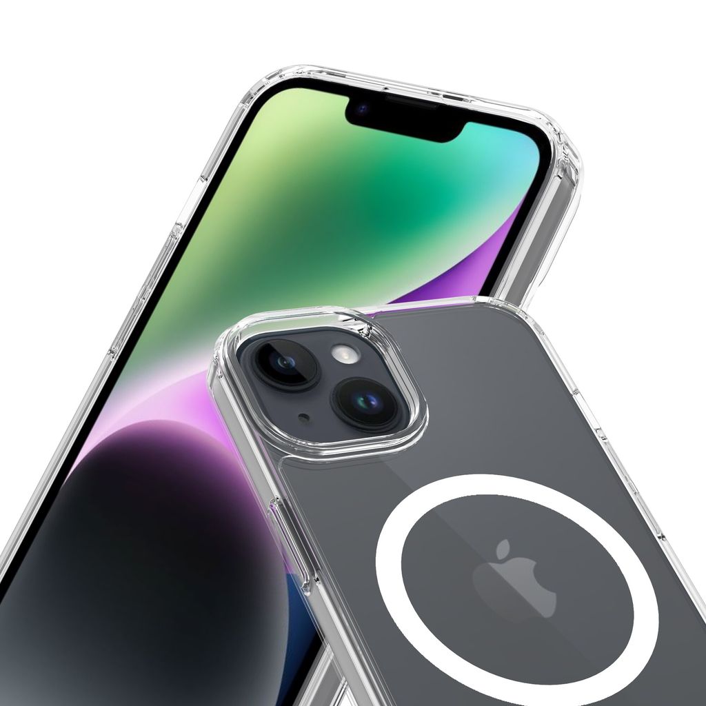 Mobique iPhone 13 Hybrid Cover MagSafe - Gennemsigtig