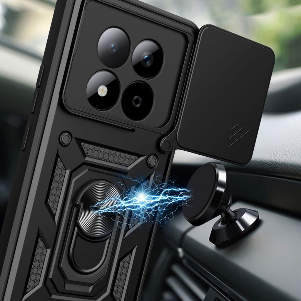 Tech-Protect CamShield Pro Skal till Xiaomi Redmi Note 15 Pro 5G - Svart