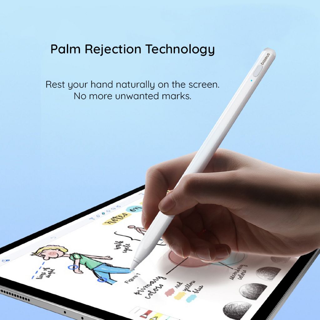 Baseus Pencil Smooth Writing Series 2 styluspenn for Apple iPad – hvit