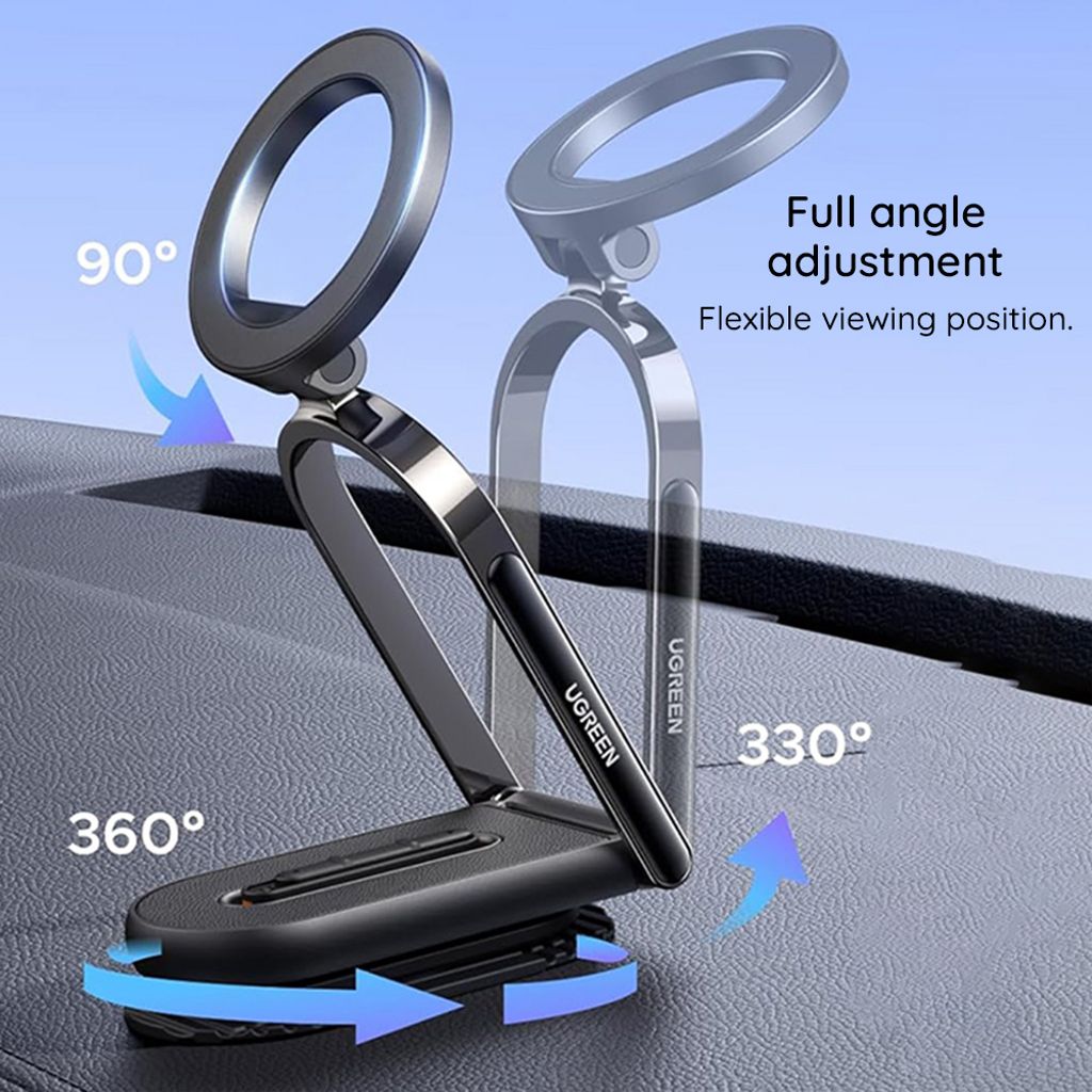 Ugreen LP924 Universal Magnetisk Biltelefonholder - Sort