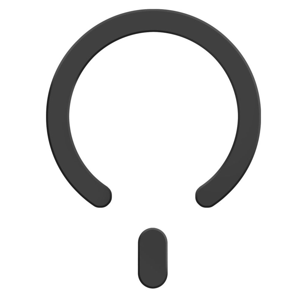 Tech-Protect MMP-200 MagSafe magnetring – Svart