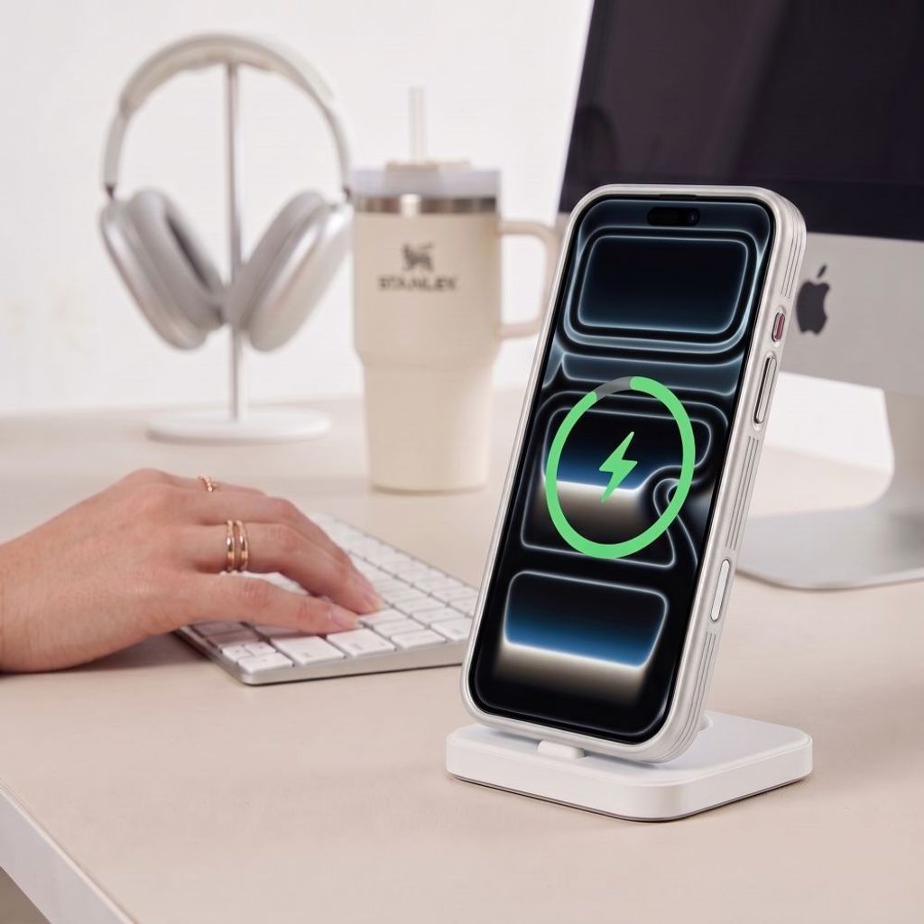 Tech-Protect MagPrime CC MagSafe -kuori iPhone 18 Pro:lle - Harmaa