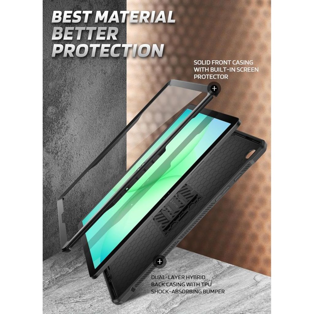 Supcase Unicorn Beetle Pro Skal till Samsung Galaxy Tab A11 - Svart