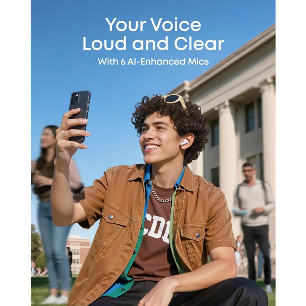 Anker Soundcore R60i trådløse in-ear ANC høretelefoner - hvide