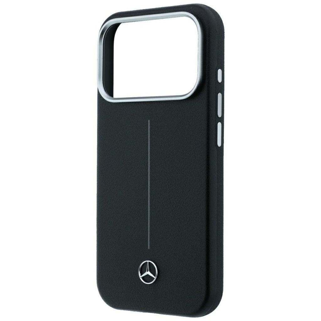Mercedes Iconic Line MagSafe -kuori  iPhone 18 Pro/17 Pro:lle - Musta