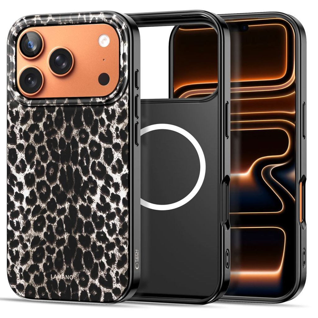 Tech-Protect Lamano MagSafe Cover til iPhone 17 Pro - Leopard