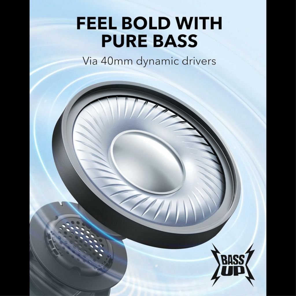 Anker Soundcore H30i Bluetooth høretelefoner – rød