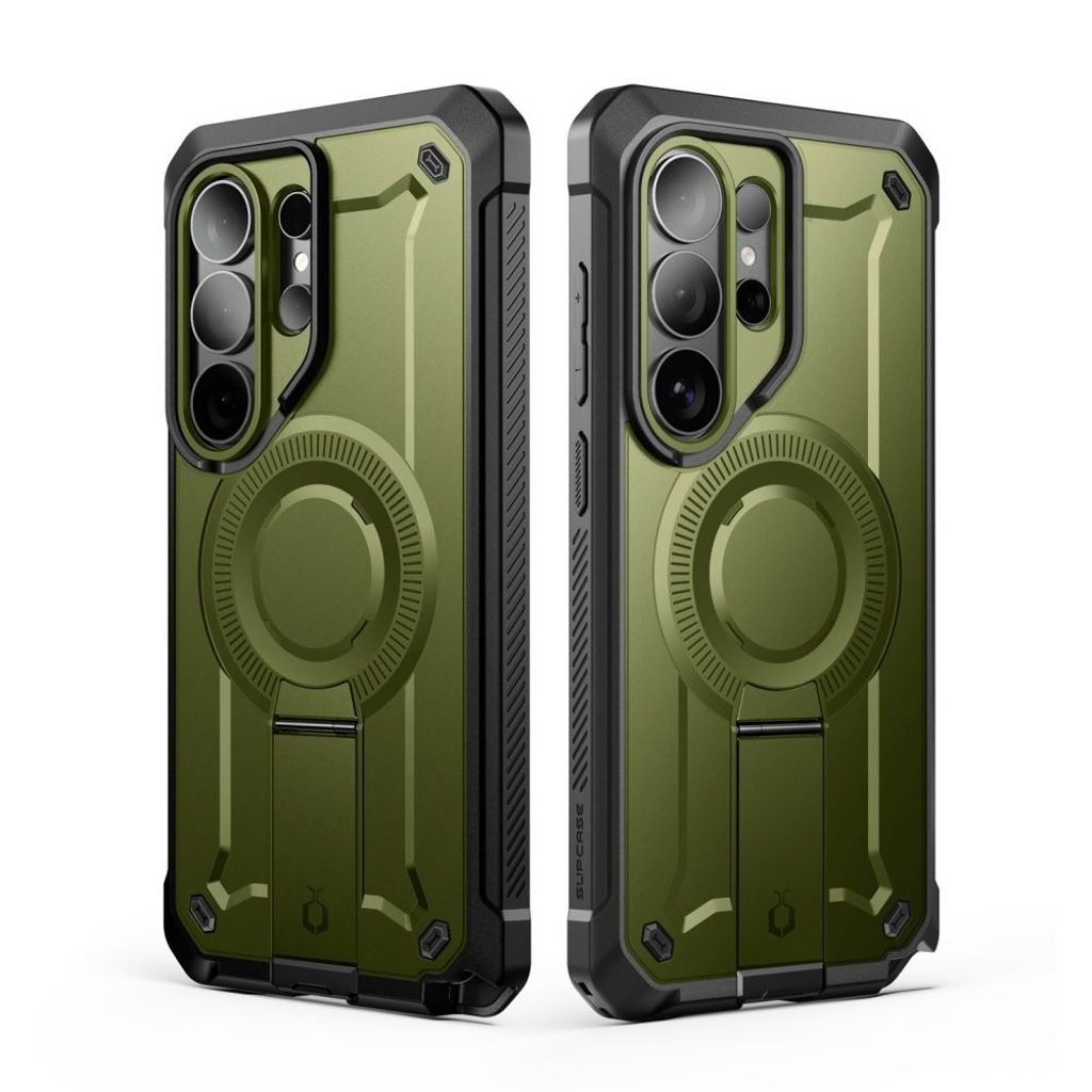 Supcase Unicorn Beetle Pro MagSafe Kuori Samsung Galaxy S26 Ultra - Vihreä/musta