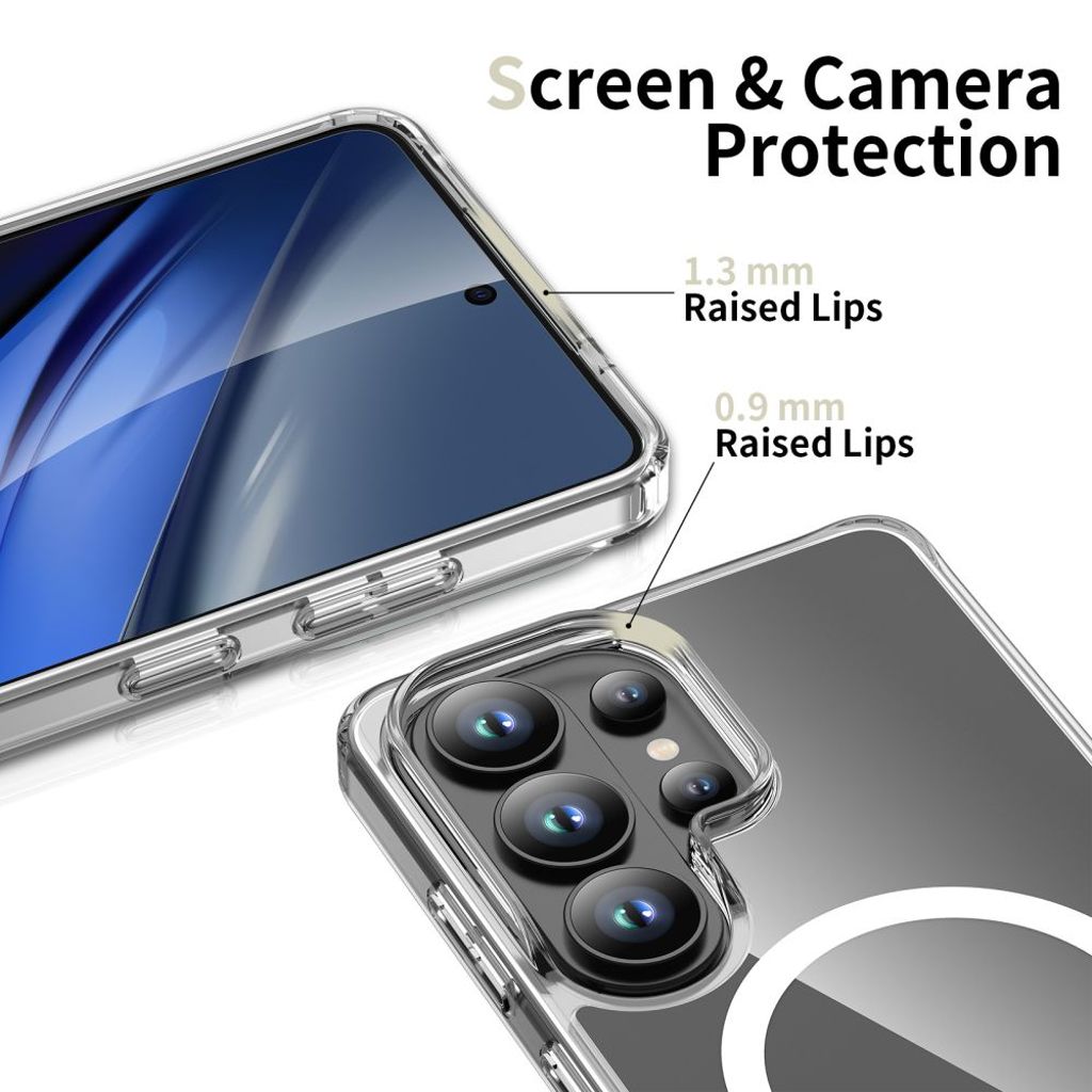 Tech-Protect FlexAir Hybrid MagSafe Cover til Samsung Galaxy S26 Ultra - Gennemsigtig