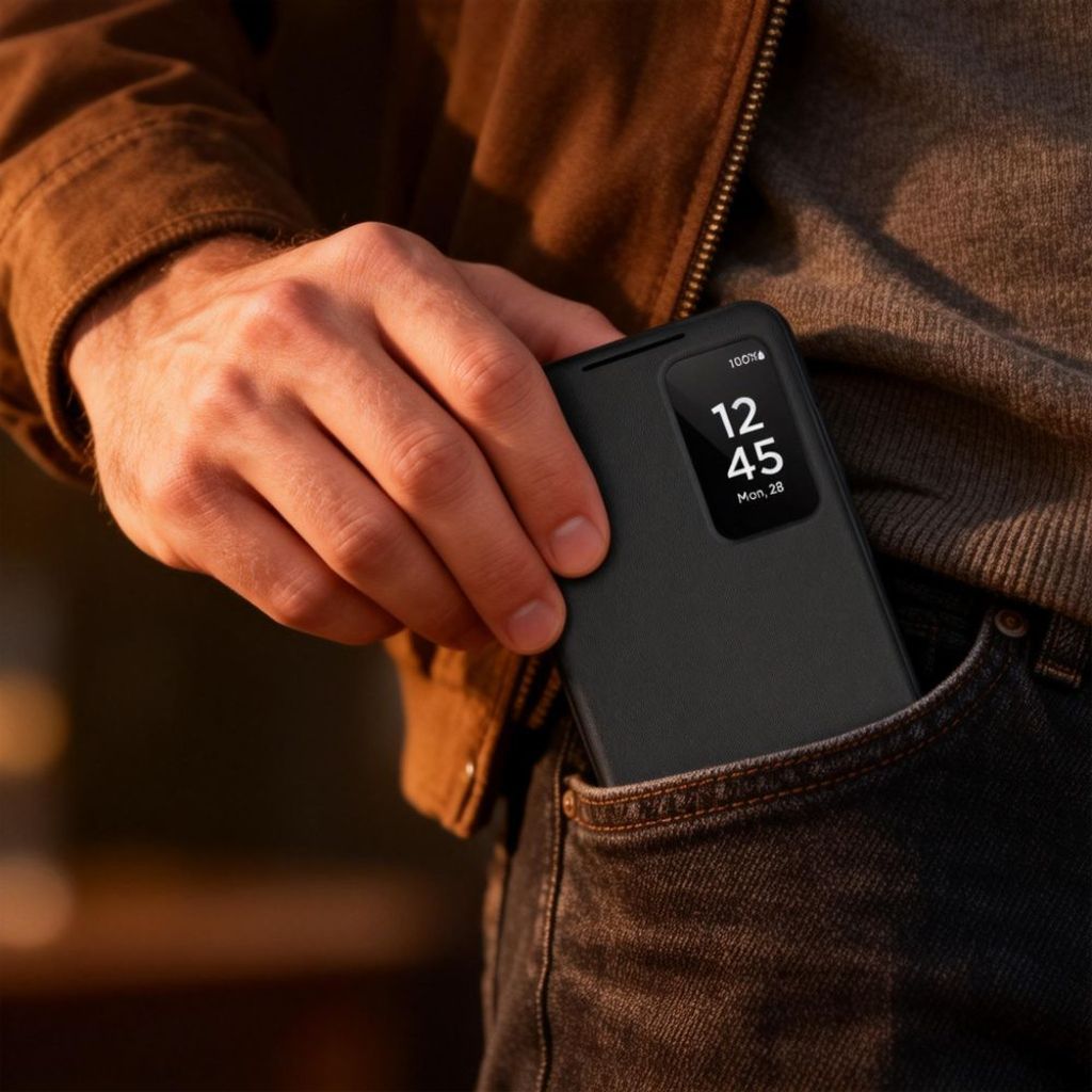 Tech-Protect Smart Wallet Pungetui til Samsung Galaxy S26 - Sort