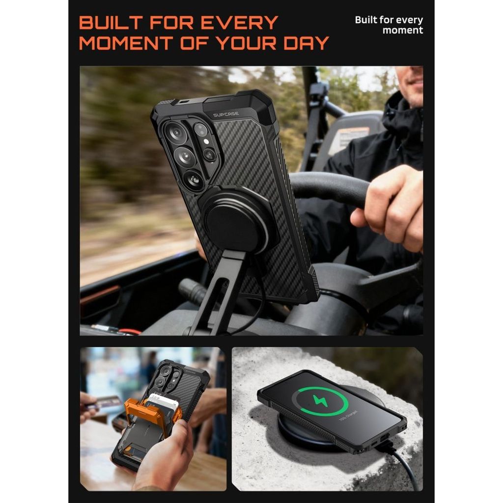 Supcase UB Grip MagSafe Cover til Samsung Galaxy S26 Ultra - Sort