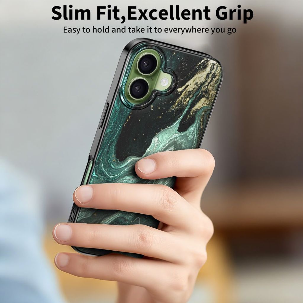 Tech-Protect Lamano MagSafe Cover til iPhone 17 - Grøn/Sort