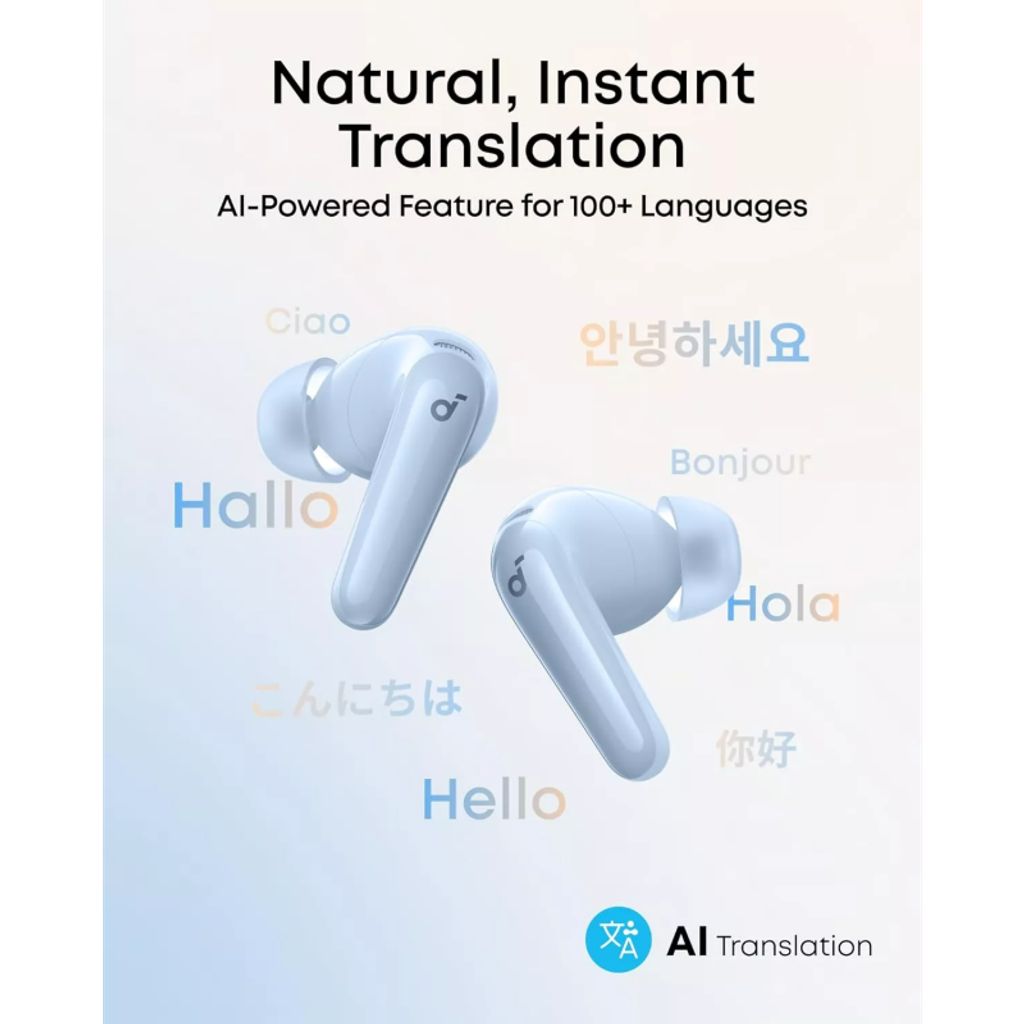 Anker Soundcore R60i trådløse in-ear ANC høretelefoner – blå