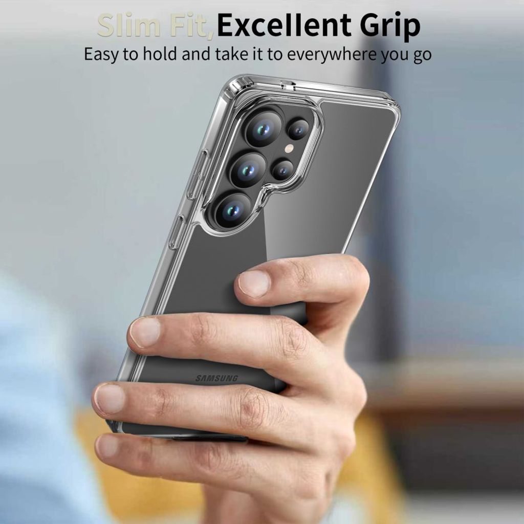 Tech-Protect FlexAir Hybrid Cover til Samsung Galaxy S26 Ultra - Gennemsigtig