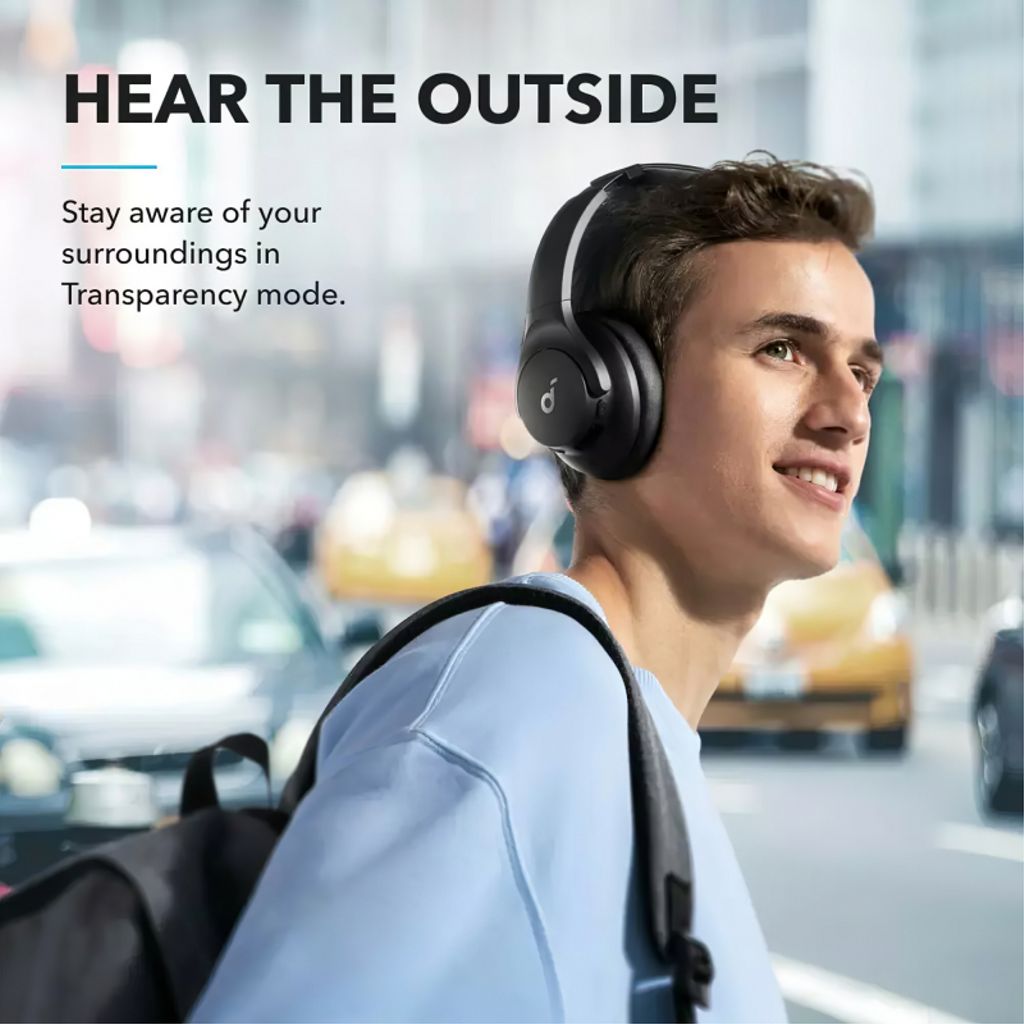 Anker Soundcore Life Q20i trådløse hovedtelefoner – sorte