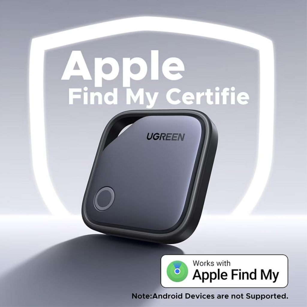 Ugreen SmartTag CM816 til iOS / Apple Find My – grå