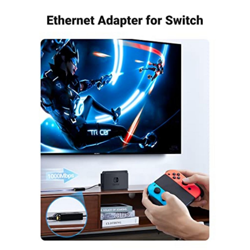 UGREEN CR111 ethernet-adapter RJ45, USB 3.0 - hvit