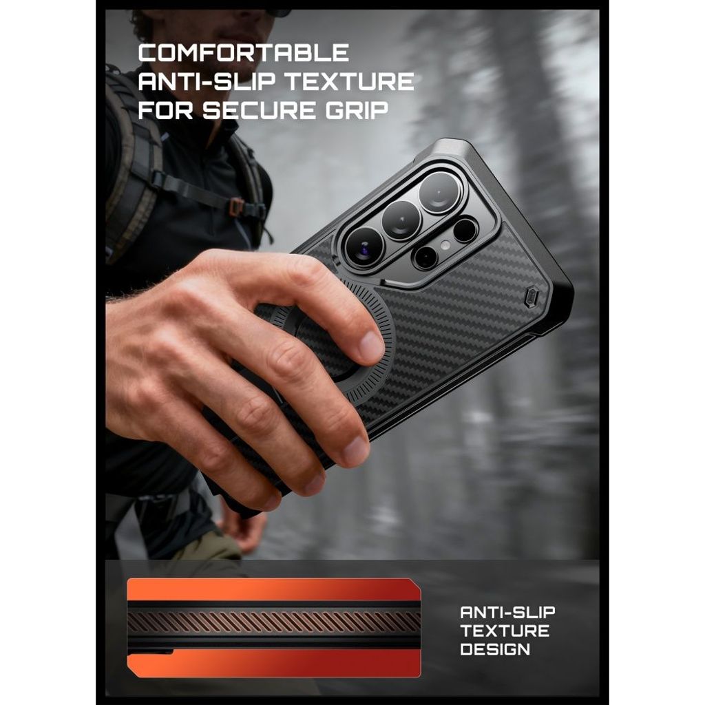 Supcase Unicorn Beetle Pro MagSafe Kuori Samsung Galaxy S26 Ultra - Musta