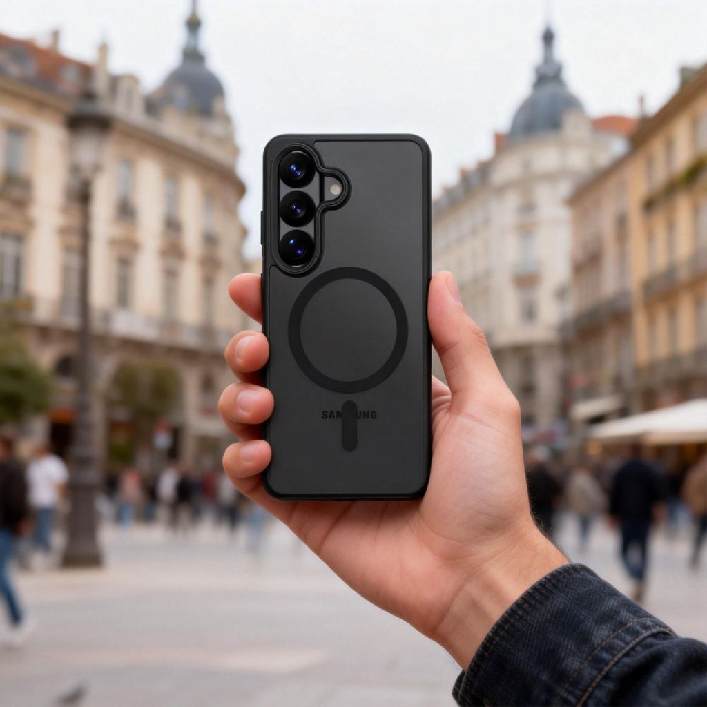 Tech-Protect Magmat MagSafe Cover til Samsung Galaxy S26 Plus - Sort