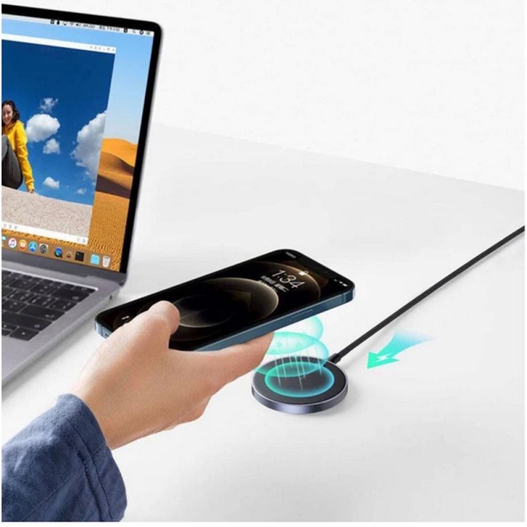 UGREEN CD245 trådløs lader 15W, 1,5m – grå