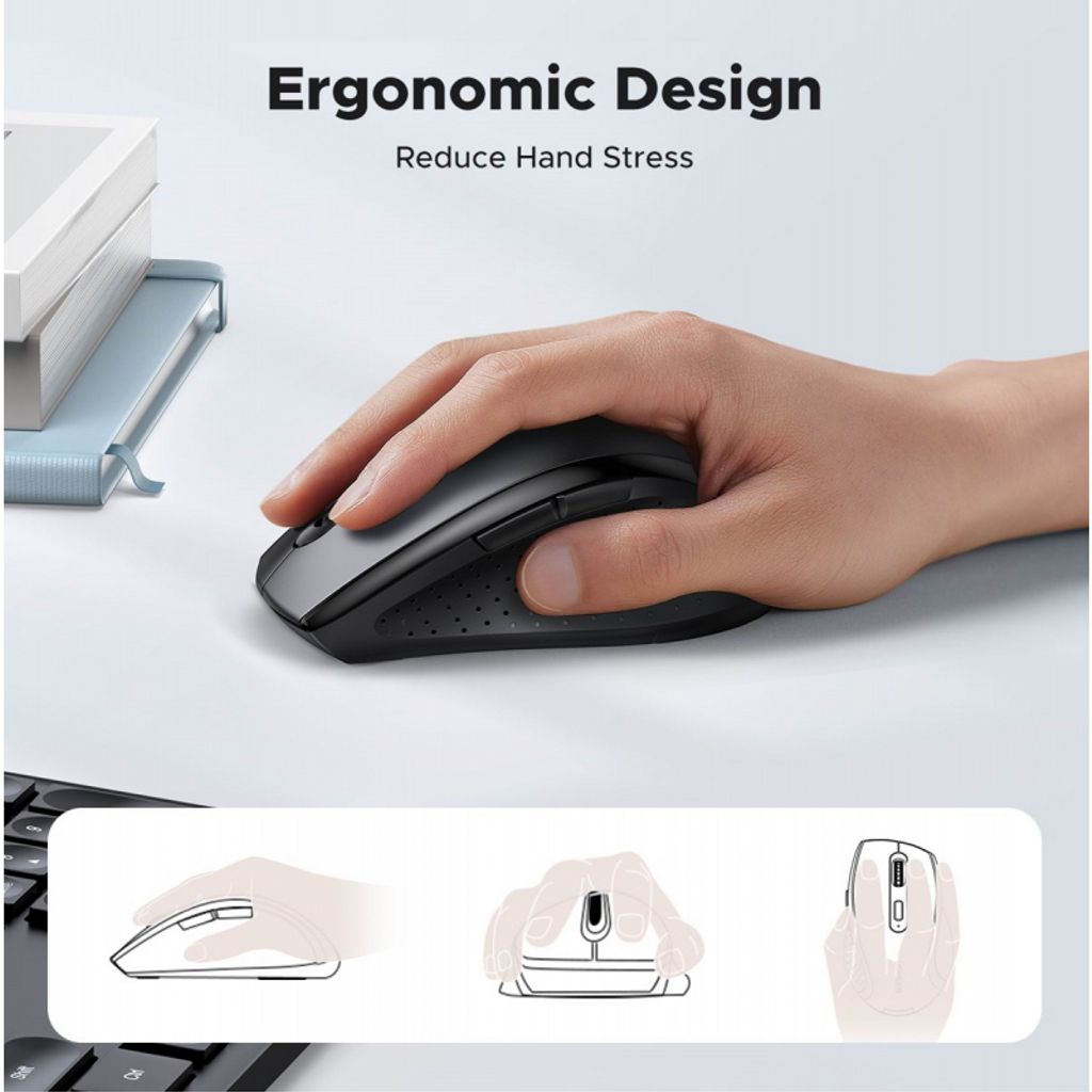 Ugreen M511 trådlös mus – svart