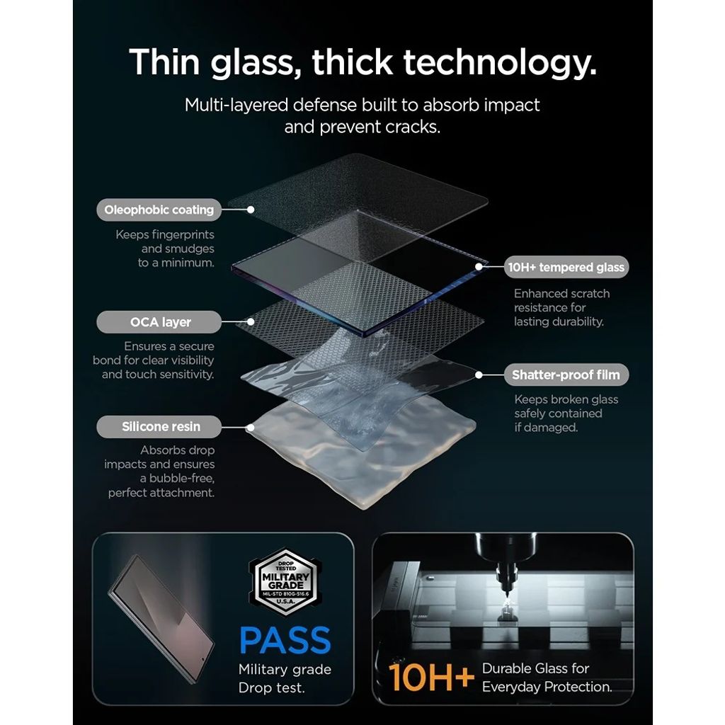 Spigen Glas.tR EZ Fit Pro -näytönsuoja 2-pakkaus  Samsung Galaxy S26 FE:lle