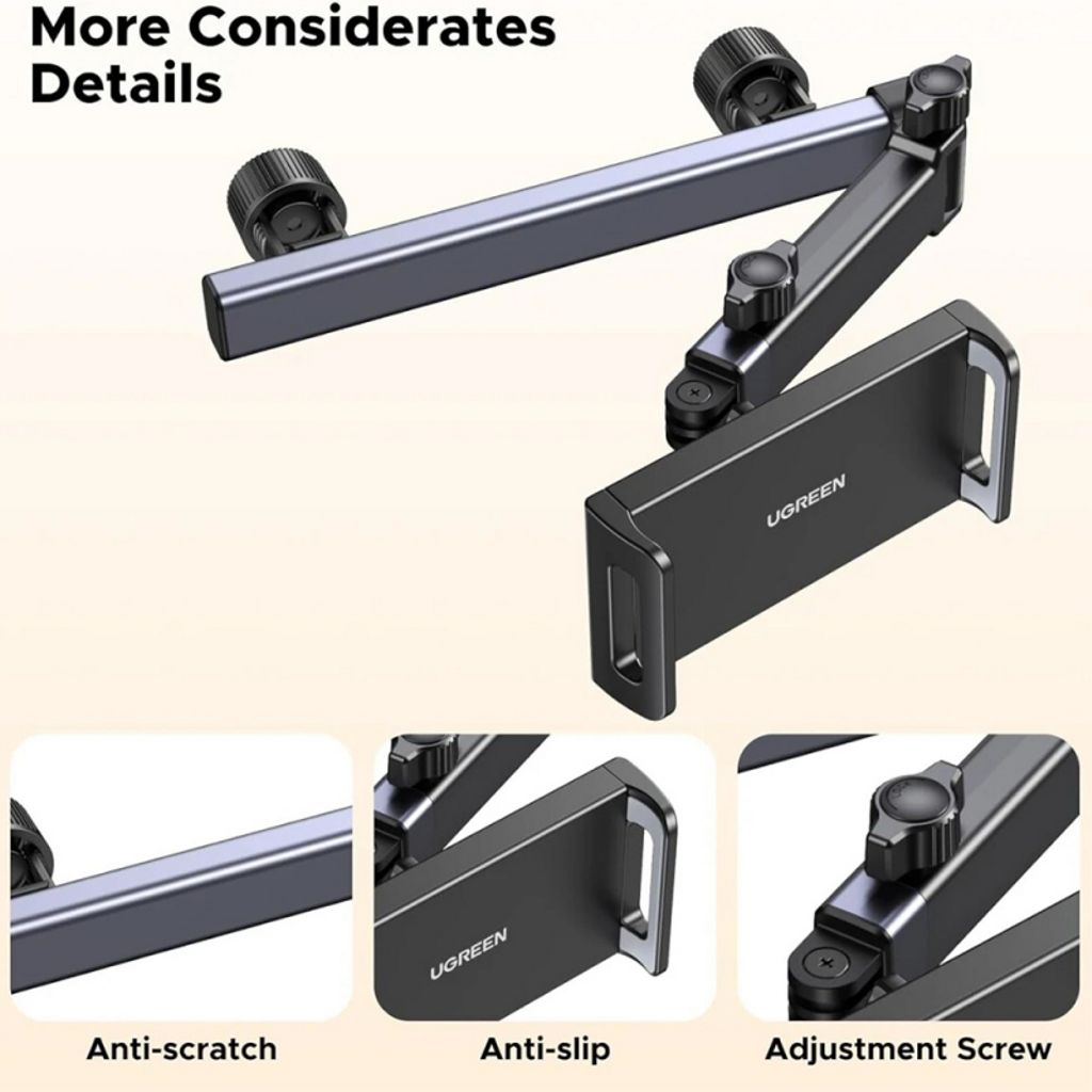 Ugreen LP904 Bilholder til Bagsædet - Sort