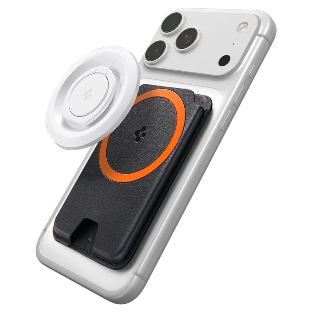 Spigen Valentinus MagFit+ Magnetisk Pung MagSafe – sort
