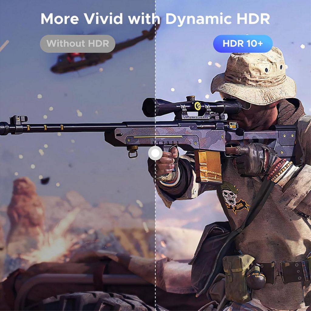 Ugreen AW502 USB-C-kytkin - harmaa