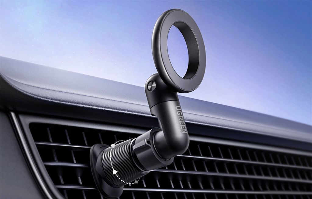 Ugreen LP923 Magnetisk Telefonholder til Luftventiler – Sort