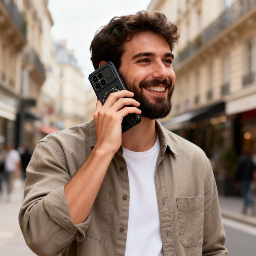 Tech-Protect TacticStand MagSafe Cover til Xiaomi Poco F8 Ultra - Sort