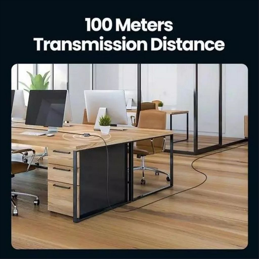 Ugreen Ethernet-adapter RJ45 til RJ45 - svart