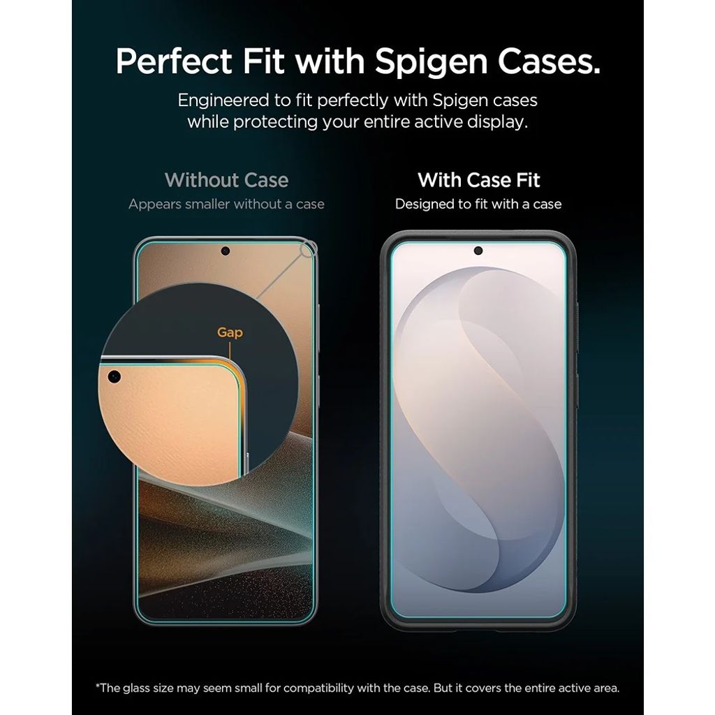 Spigen Glas.tR EZ Fit Pro -näytönsuoja  Samsung Galaxy S26 FE:lle
