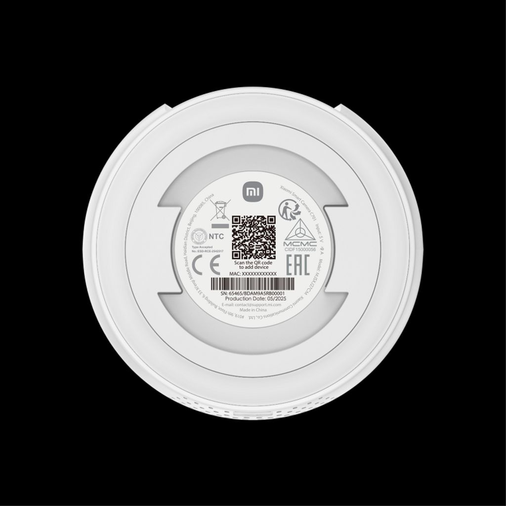 Xiaomi C701 Indendørs Wi-Fi 4K Overvågningskamera - Hvid