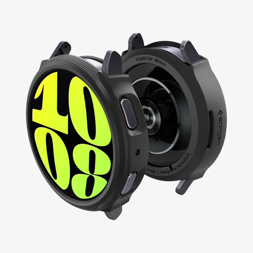 Spigen Samsung Galaxy Watch 7 40mm Liquid Air Cover – Sort