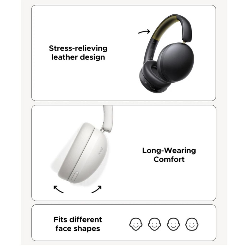 UGREEN HiTune Max 2 trådløse hovedtelefoner over-ear – sort