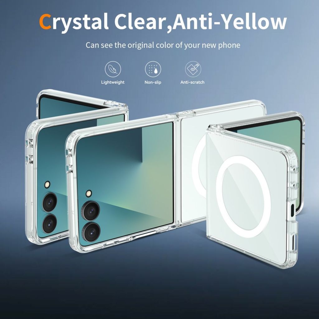 Samsung Galaxy Z Flip8 MagSafe Cover - Gennemsigtig