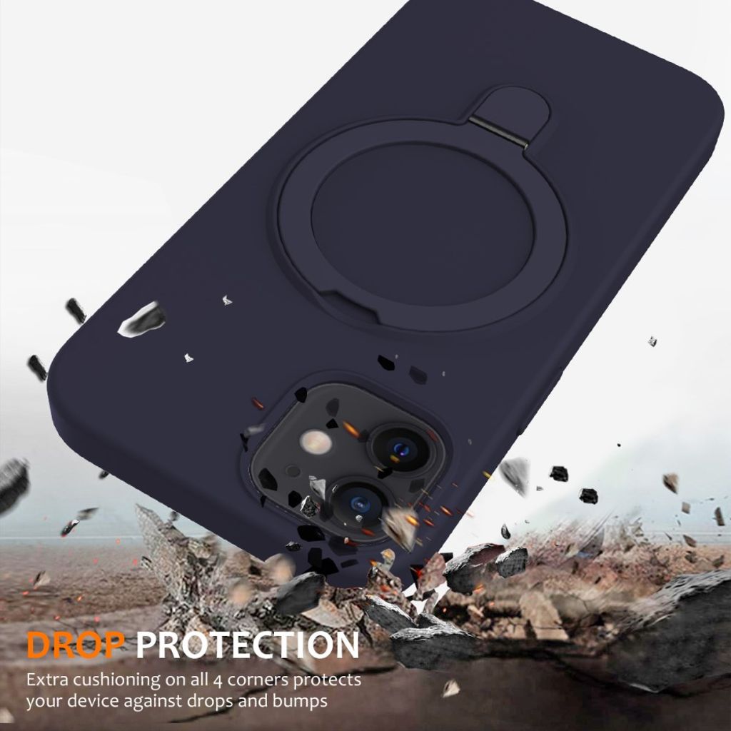 iPhone 11 MagSafe Case with Ring Stand - Midnight Blue