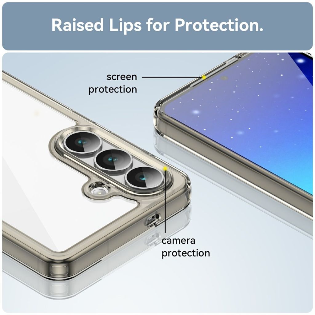 Samsung Galaxy S26 / S26 Pro Akryl Skal - Transparent Grå