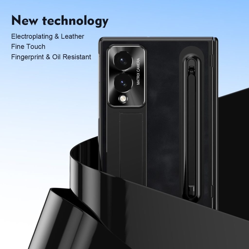Samsung Galaxy Z Fold8 Cover med skærmbeskytter og stylus - Sort