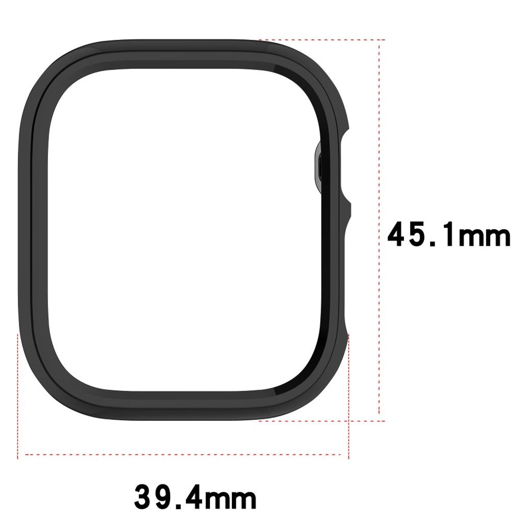Apple Watch 12 42mm Halvdekkende deksel - Sølv