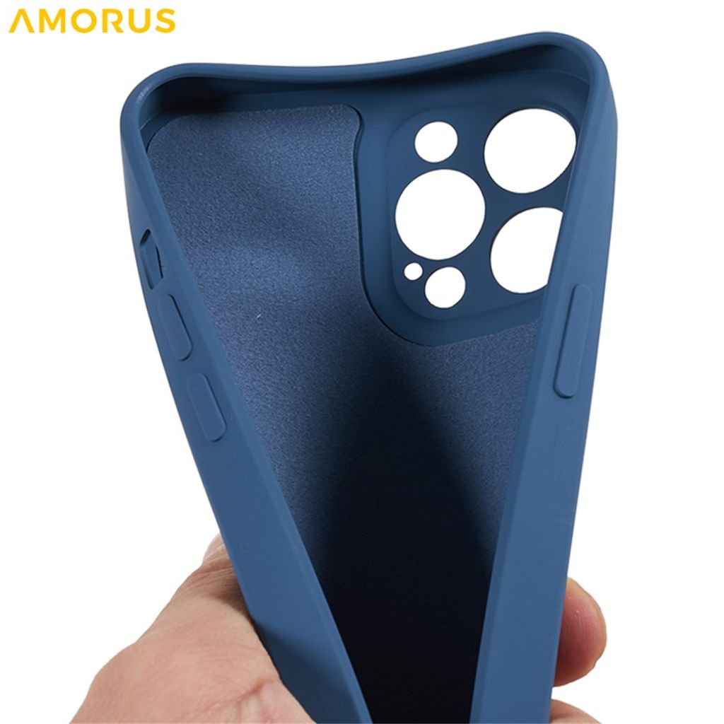 AMORUS iPhone 12 Pro Max TPU Cover - Blå