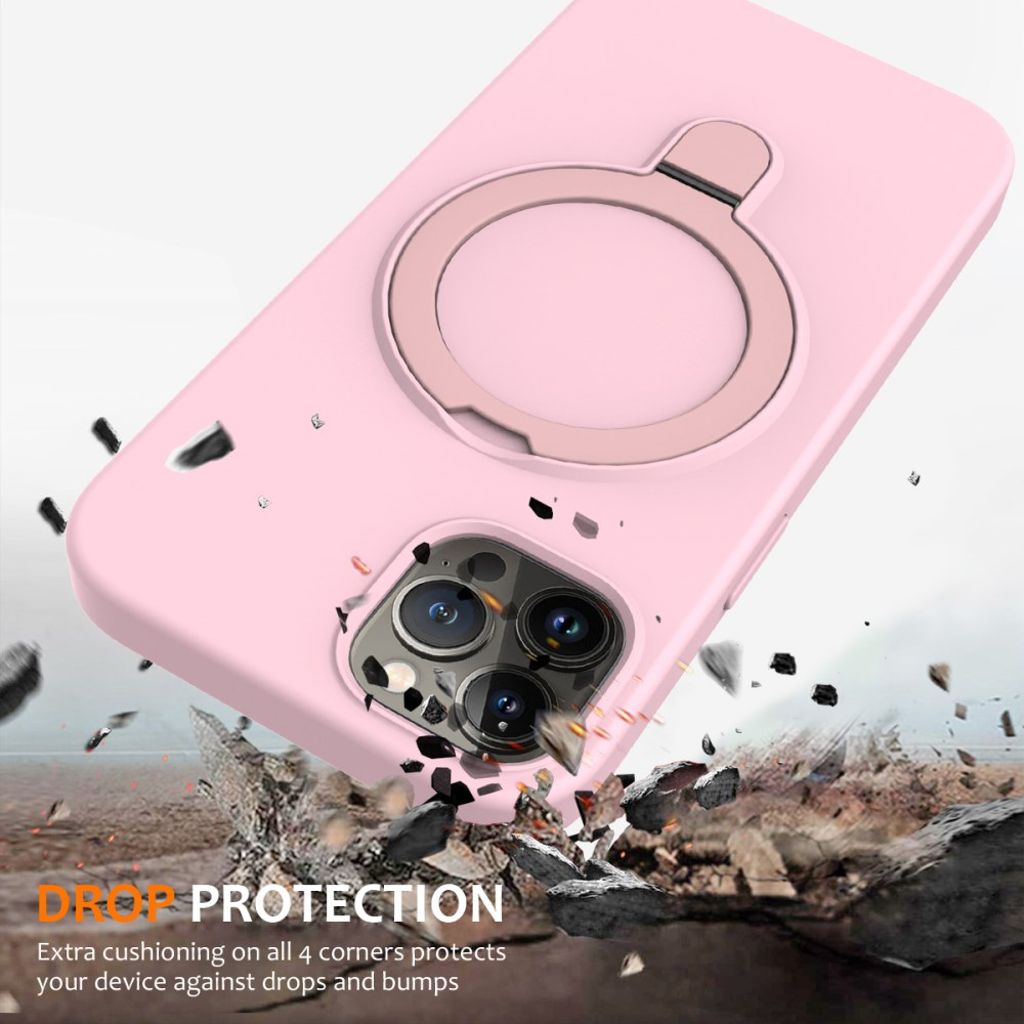 iPhone 12/12 Pro MagSafe Case with Stand - Pink